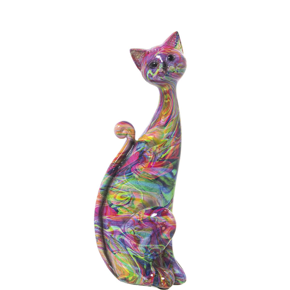 Alexandra House Living Decorative Figure Acrylic Plastic Melamine Cat