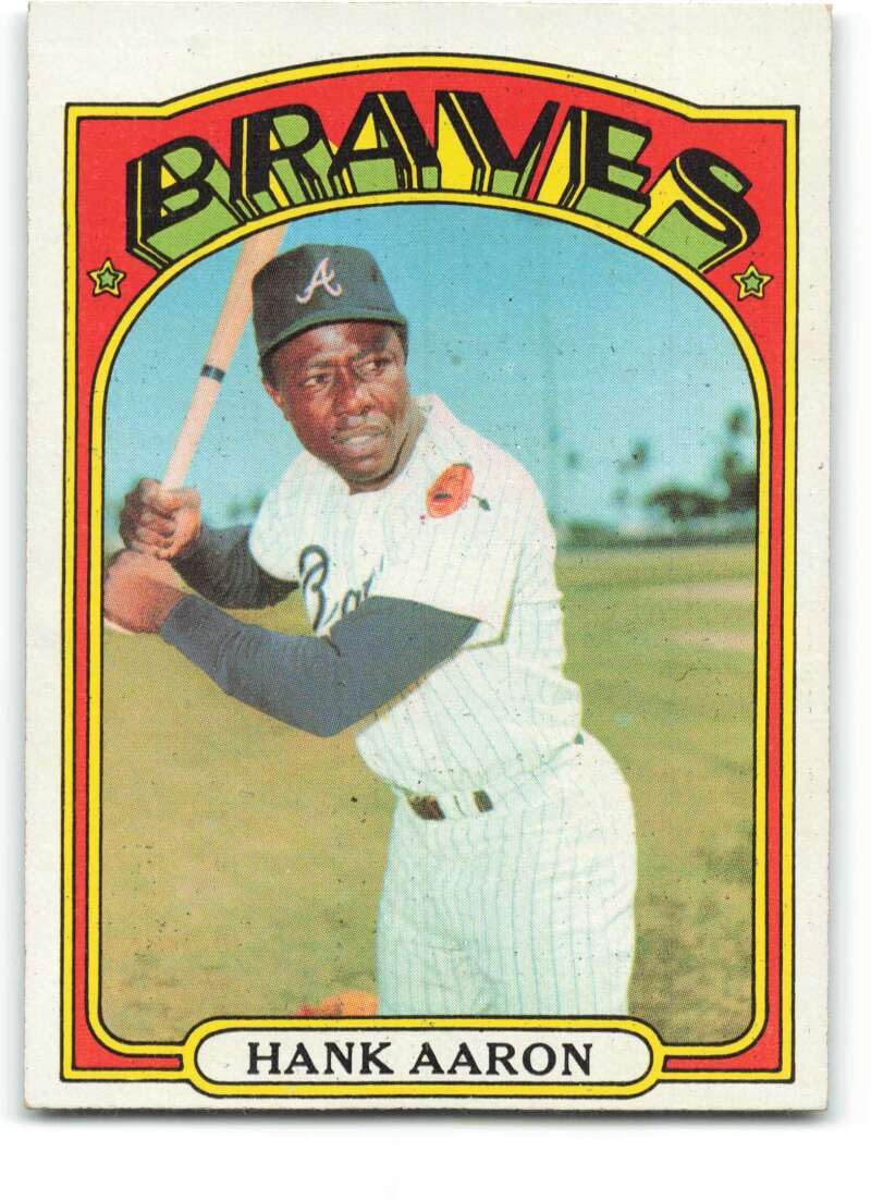 Amazon.com: Baseball MLB 1972 Topps #299 Hank Aaron Braves
