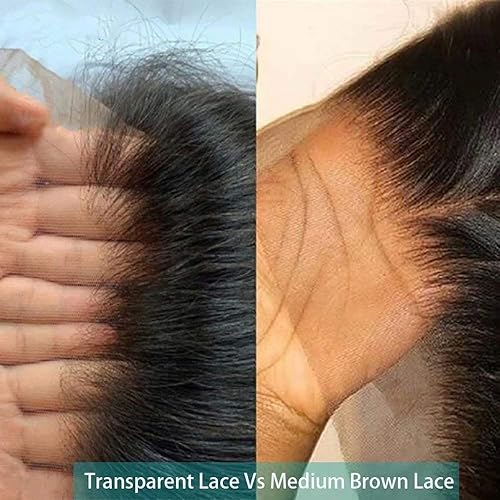 Miniatura 5 de QUINLUX WIGS Peluca de cabello humano corto estilo Bob ondulado de 13 x 6 pulgadas, con encaje frontal transparente HD, cabello brasileño de color