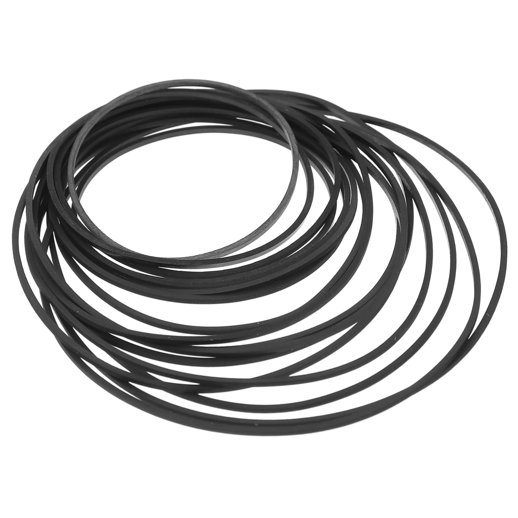 SUPVOX 250pièces Ceinture Cassette pour Enregistreurs Et Platines Courroies Carrées pour Réparation Et Maintenance