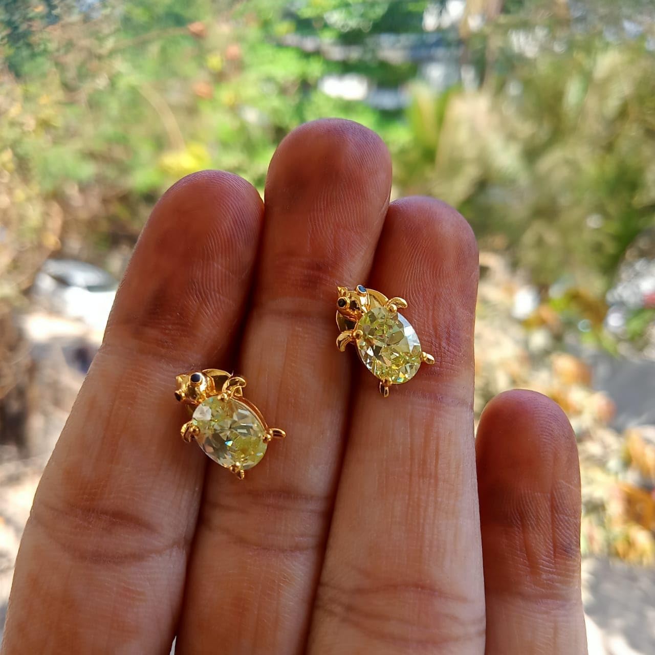 Fashion 925 Silver Cubic Zirconia Turtle Stud Earrings Animal Women Jewelry Gift - Image 6