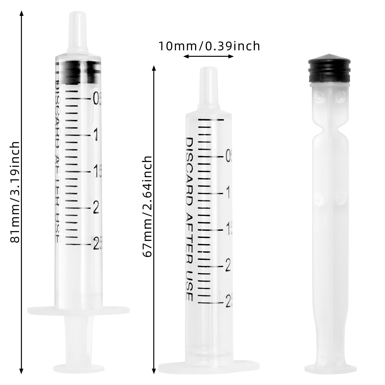 Siringa Monouso 2.5 Ml Senza Ago Cono Luer Lock Centrale, Confezione - Foto 7