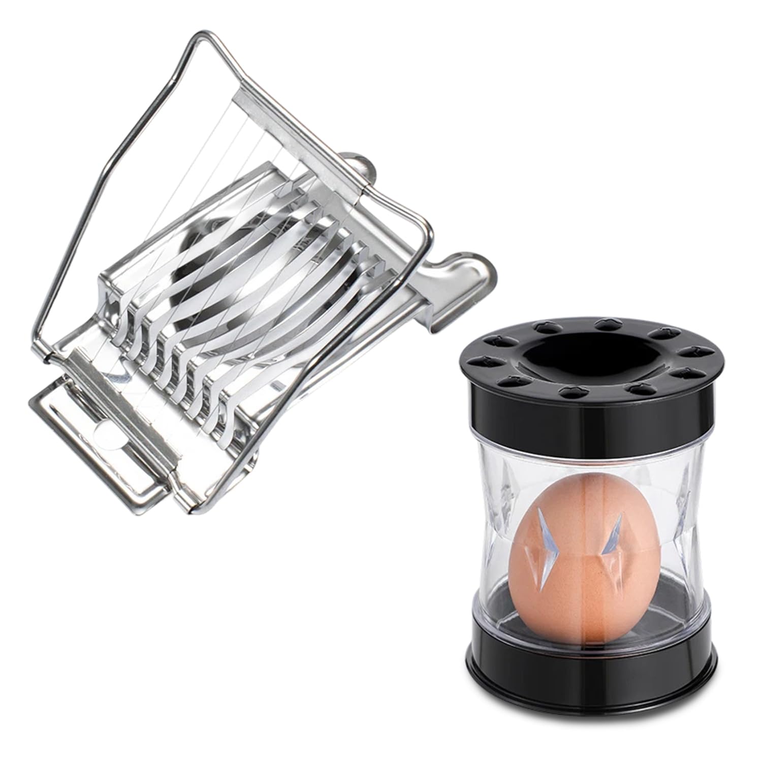 Muiltvoe 2026 New Hard Boiled Egg Peeler, Effortless Egg Shell Remover, Egg Shell Opener for Chicken & Quail Eggs, Shake to Instantly Peel, Egg Peeler for Hard Boiled Eggs (A)
