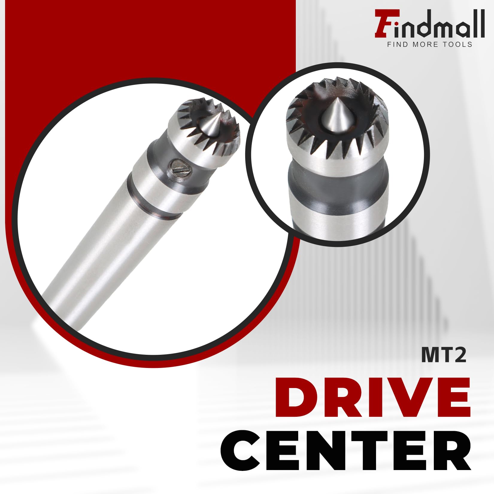 2MT Wood Turning Tool - Lathe Drive Center -3