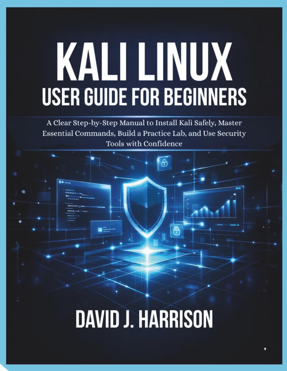 KALI LINUX USER GUIDE FOR BEGINNERS: A Clear Step-by-Step Manual to Install Kali Safely, Master Essential Commands, Build a Practice Lab, and Use Security Tools with Confidence