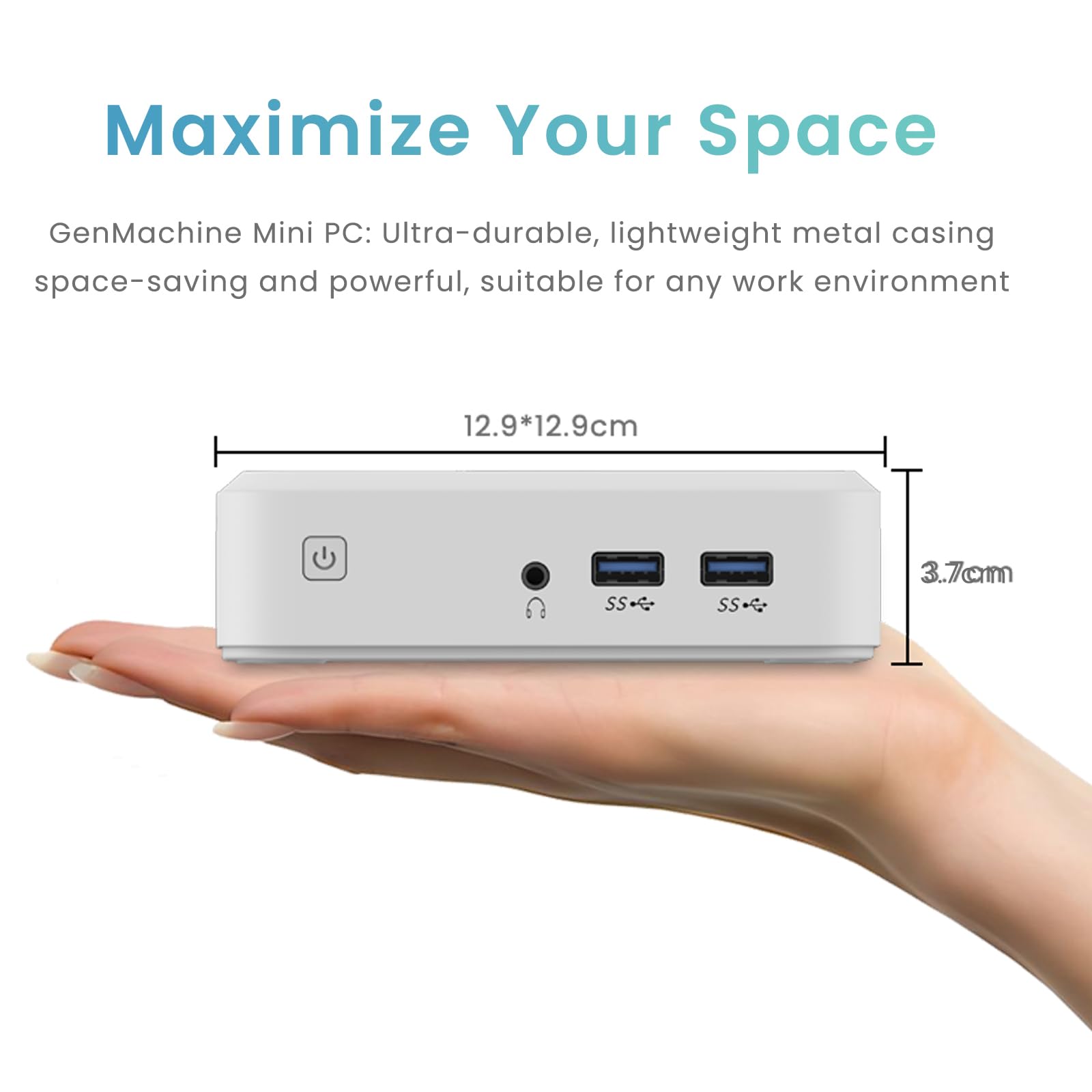 GenMachine Mini PC AMD Ryzen 5 3550H (up to 3.7GHz) 4c/8t 8GB DDR4