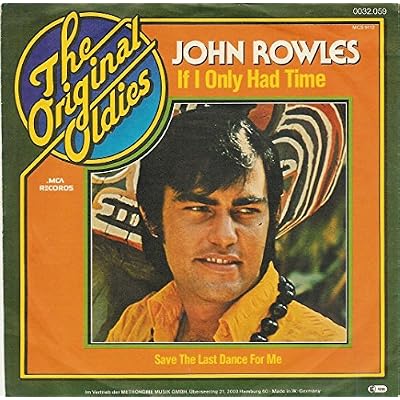 If I only had time/Save the last dance for me (Orig. Oldies) / Vinyl single