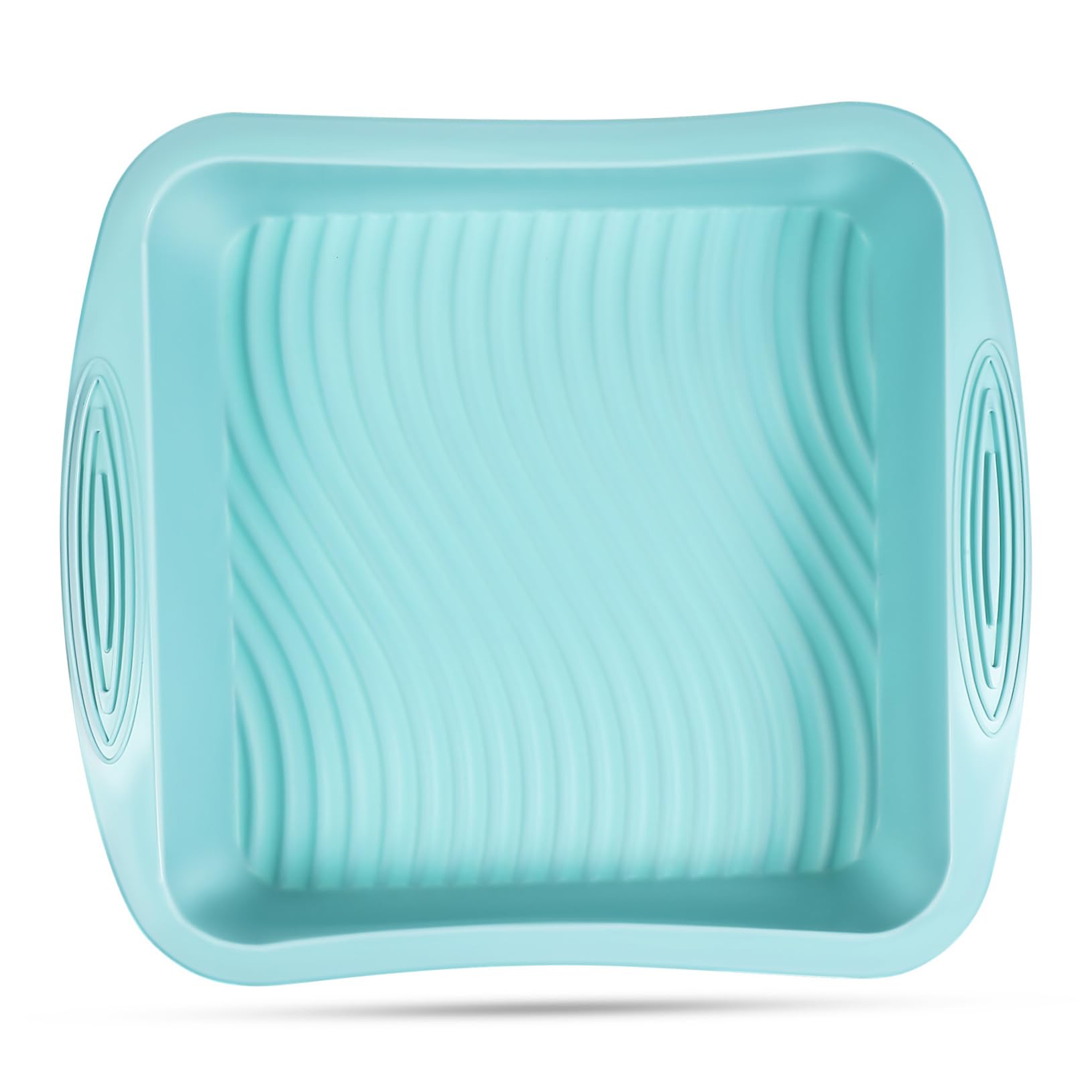 Ciieeo Square Silicone Baking Pan Easy Release Non-stick Surface Baking Tray for Bread Muffins Toast Reusable