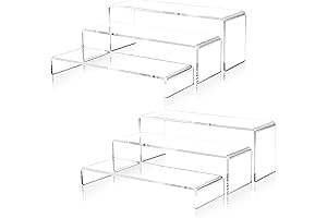 2 Set Large Display Risers for Showcasing Collections