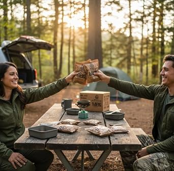 2026 Inspection MRE, U.S. MRE Meals, Emergency Supplies, Emergency Food Supply, Survival Food, Freeze Dried Food w/Flameless Heater, Ready Meals (Variety Pack of 24) (A & B Case Fresh Stock) MREs have 10 Year Shelf Life From Inspection Date