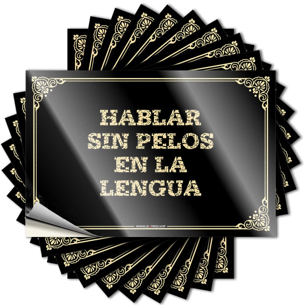 Tiki Bottle Tattoos - Hablar Sin Pelos En La Lengua Cozy Durable Sticker Easy Apply for Fishing Decor(12X18CM)