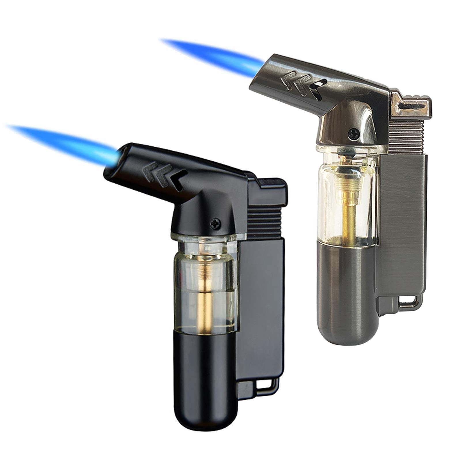 Buy Yeuligo 2Pack Torch Lighters, Butane Lighter with Visible Window