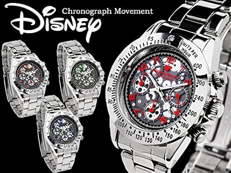 ミッキーマウス クロノグラフ スピードマスター 腕時計 Disney ディズニー ミッキーマウス クロノグラフ スピードマスター 腕時計 Disney