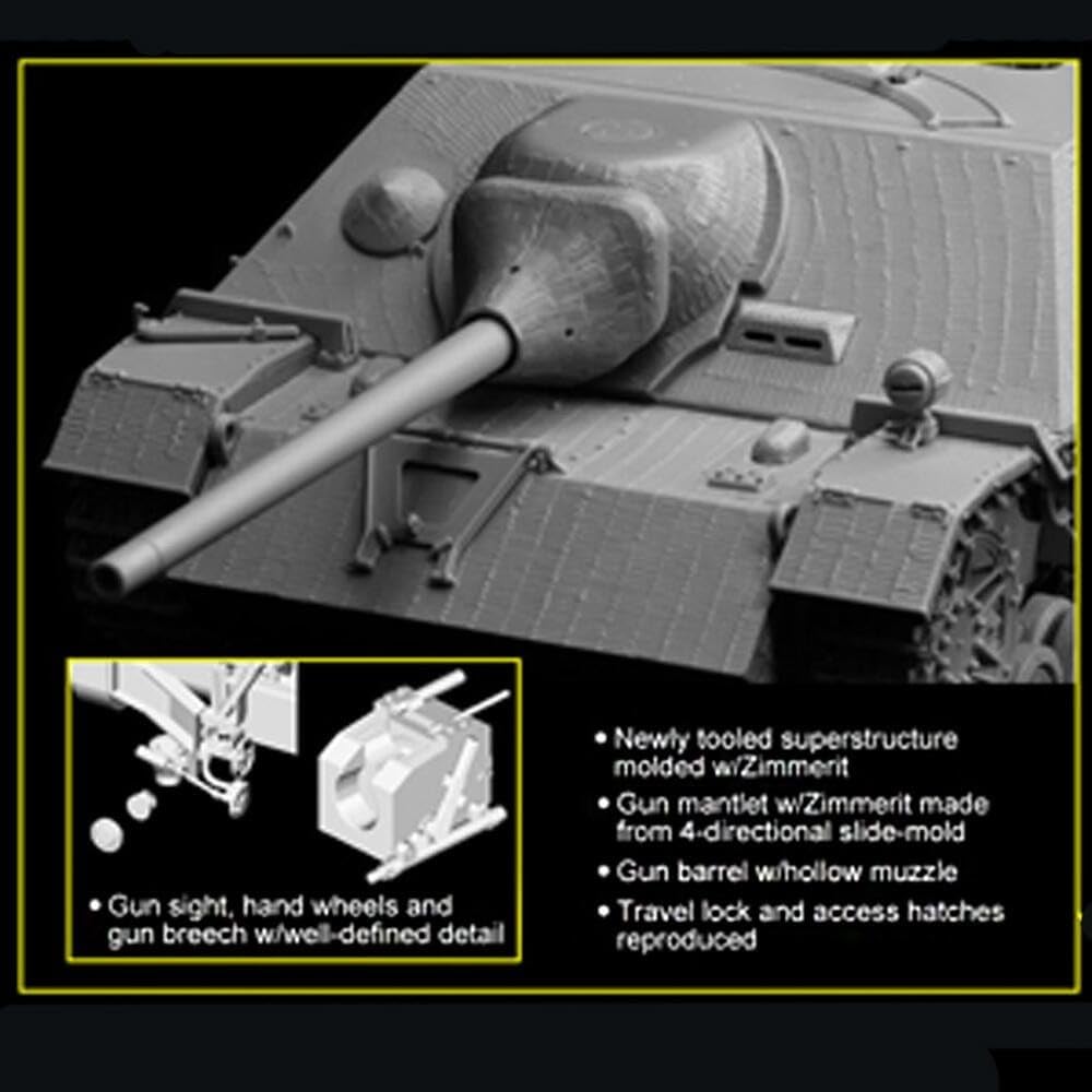 Dragon Models 1/35 Jagdpanzer IV L/70(V) Aug 1944 Production with Zimmerit