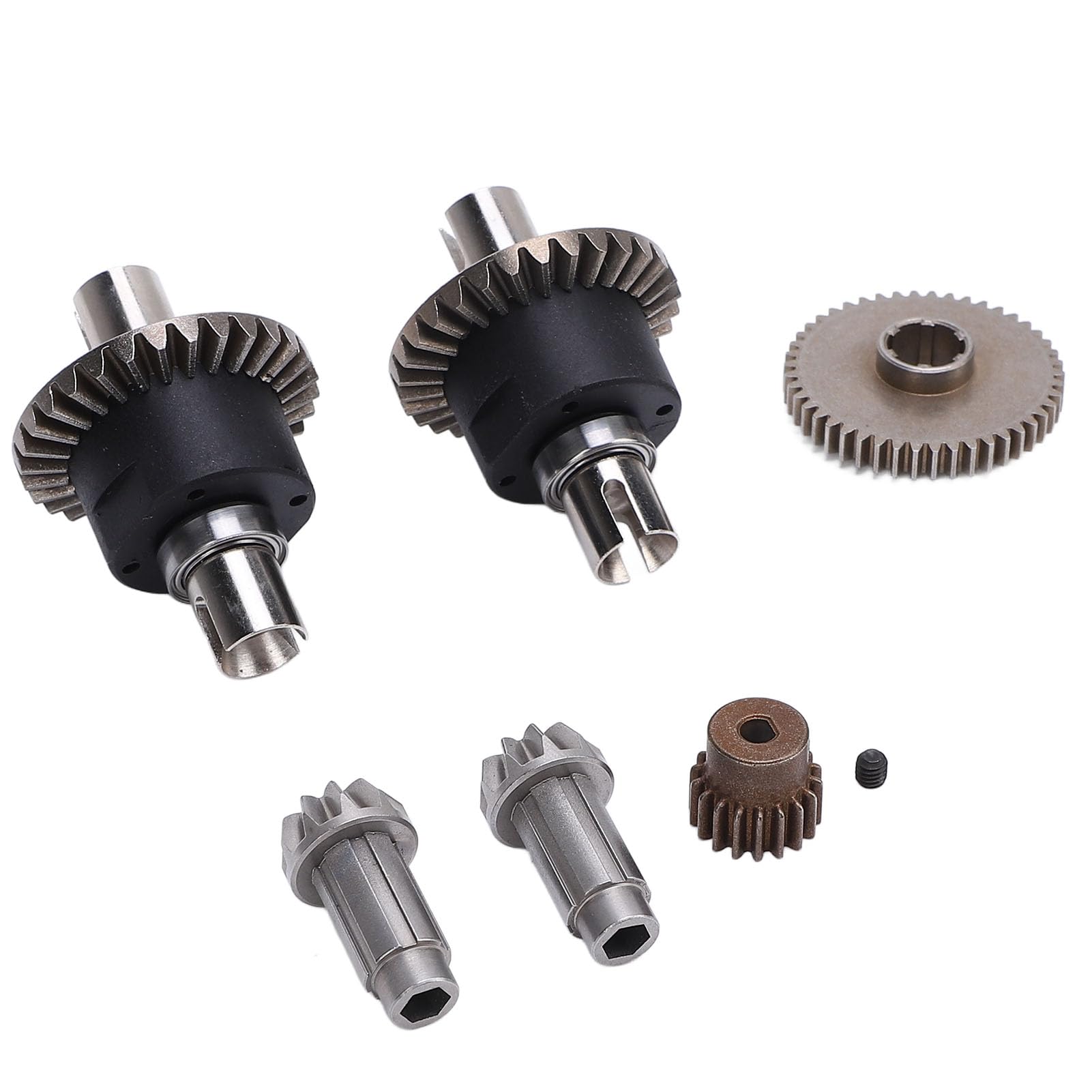Fusée de Direction RC, fusée de Direction Avant en Laiton 2 pièces avec Accessoires RC à vis Fusée de Direction RC, fusée de Direction Avant en Laiton 2 pièces avec Accessoires RC à vis