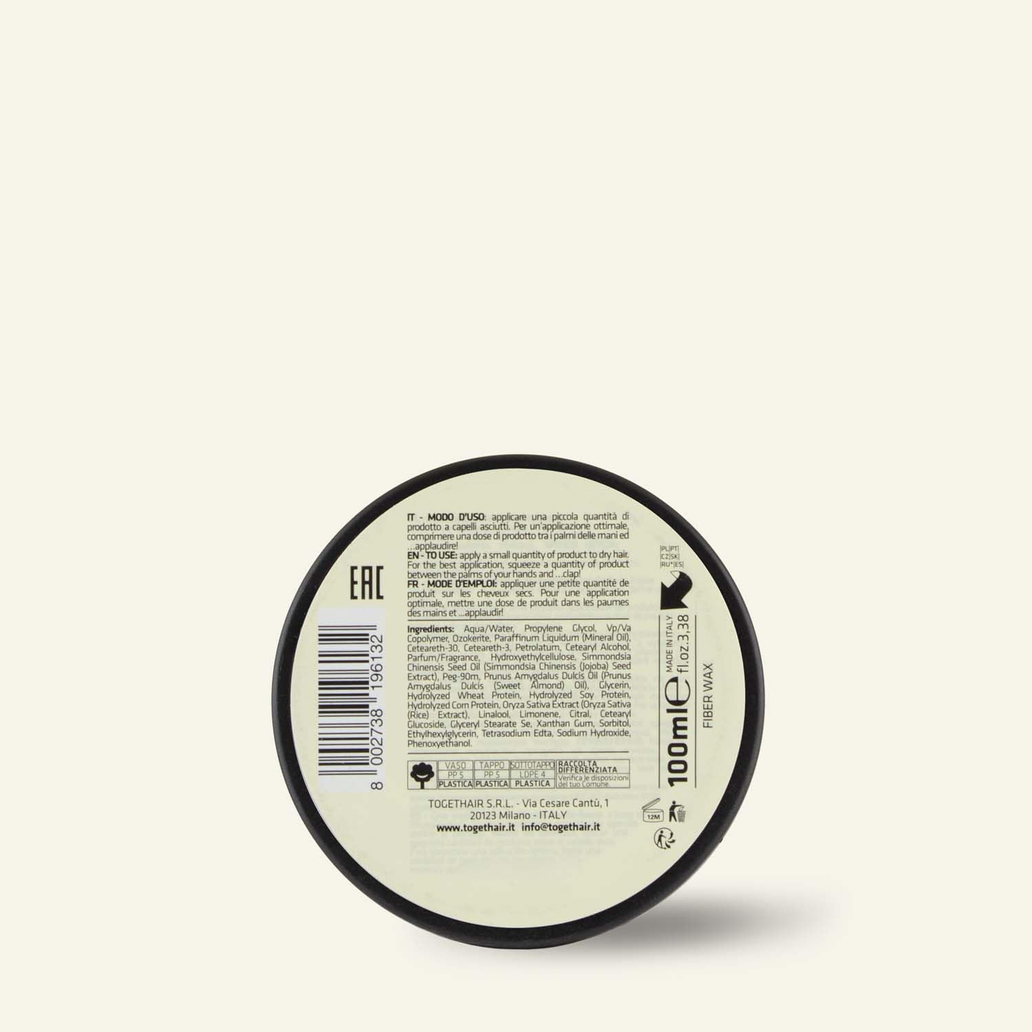 Wax Medium Hold Fiber Wax 100ml togethair - Image 2