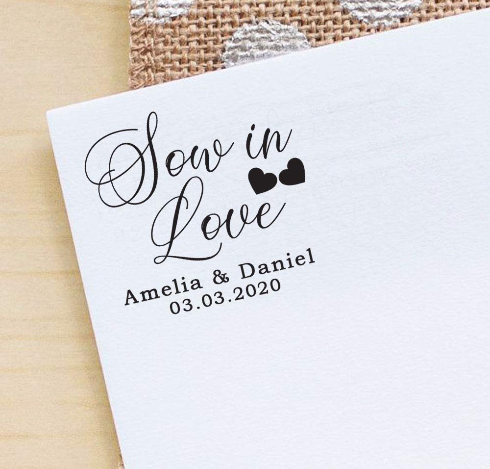 Sello En Relieve Personalizado Para Boda, Sello En Relieve Para Invitación, Tarjeta De