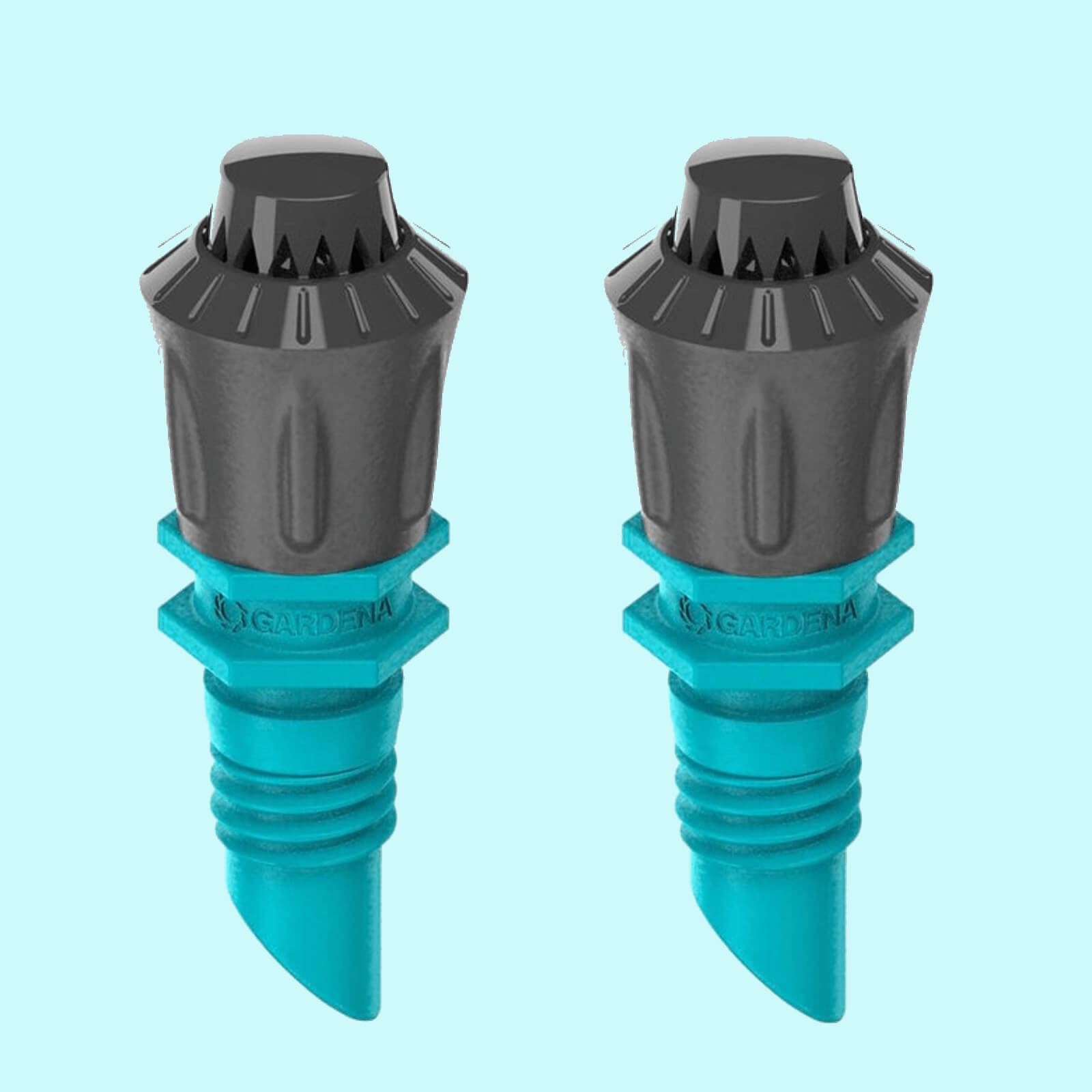 Bewässerung 2X Gardena Sprühdüse 360° Zubehör für das Micro-Drip-System 4,6 mm (3/16") Schlauch Adapter (2X Sprühdüse 360°)