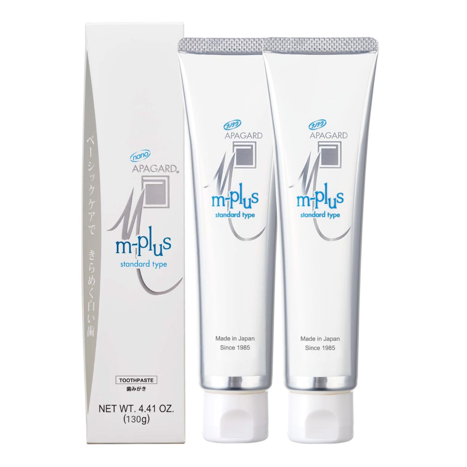 APAGARD M-Plus Sangis Nano-Hydroxyapatite Toothpaste for Naturally Whiter Teeth No Fluoride for Family use 125g 4 4 oz