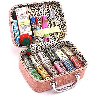 BILIEASY Sewing kit 51 PCS Mini Sewing kit Sewing Kits for Adults Travel Sewing set Sewing thread (PINK)