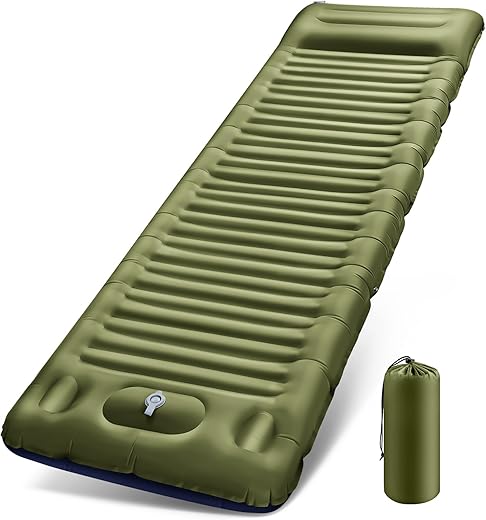 JEMULICE Selbstaufblasende Isomatte 12CM – Ultraleicht & Kompakt