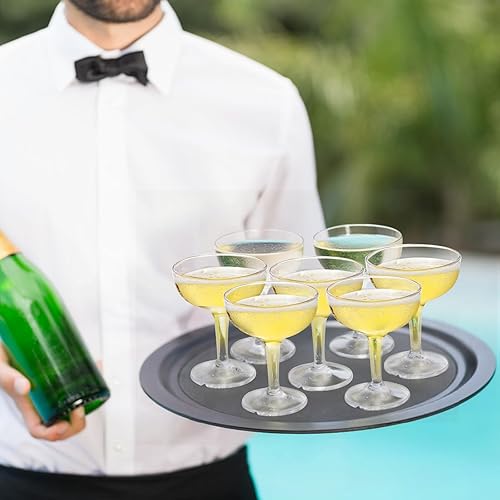 Miniatura 9 de Peohud Juego de 20 vasos de cóctel Coupé, vasos pequeños de martini acrílicos de 5 onzas, tazas de champán reutilizables para fiestas, hogar, bar,