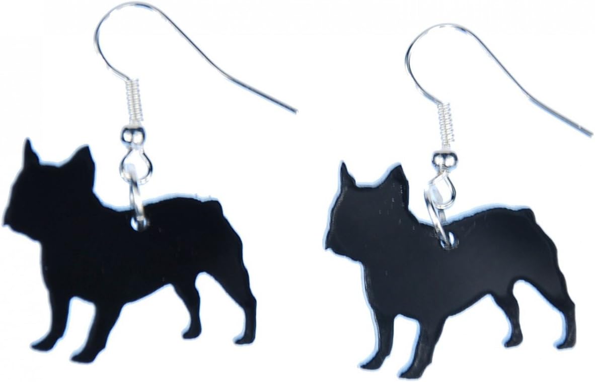 Pug Earrings Miniblings Dog French Bulldog Animal Pet Frenchies Best Friend