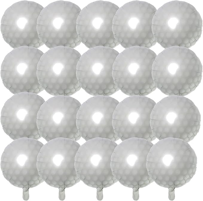 Golf Ball Balloons Golf Themed Balloons Golf Ball Sports Round Balloons