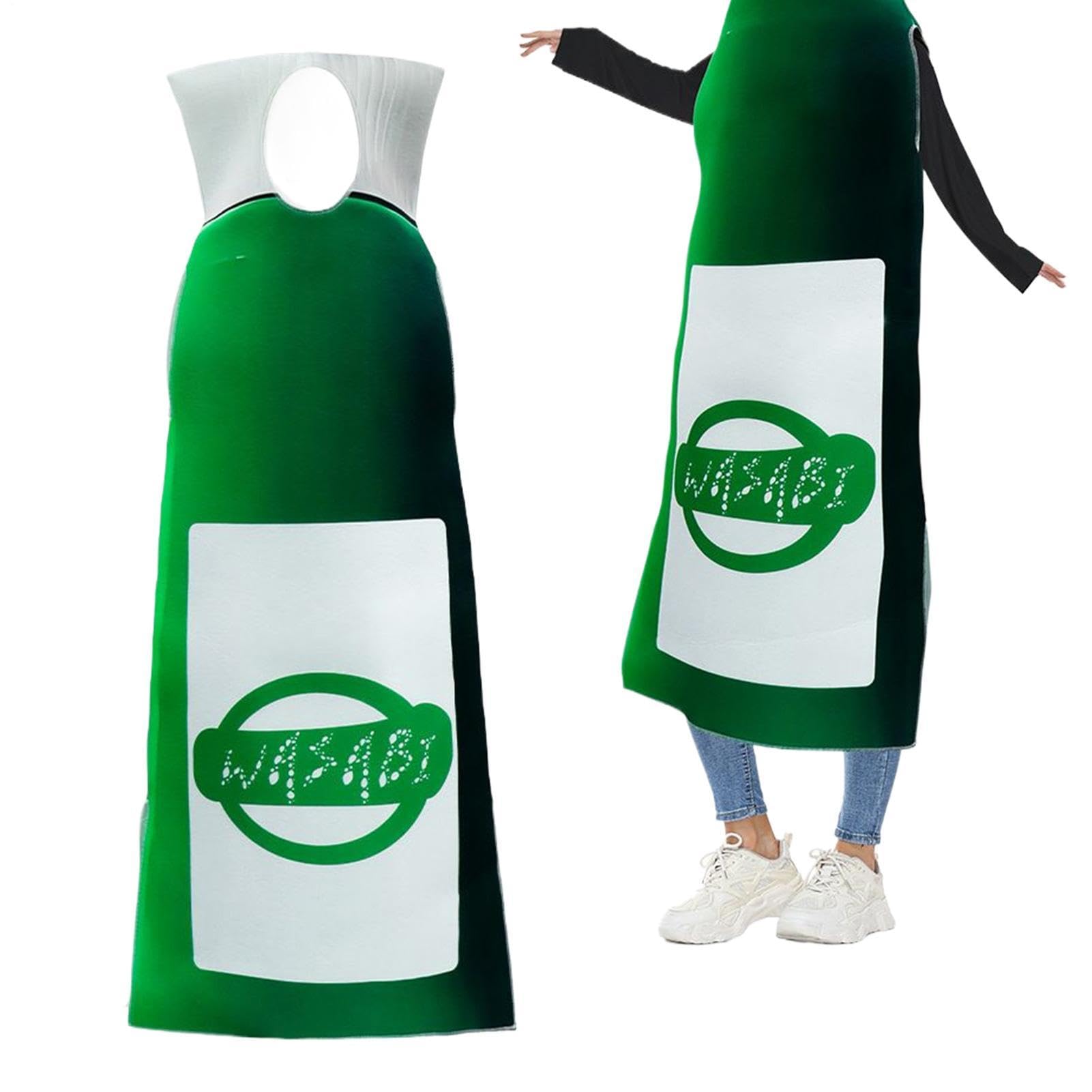 Stroje Cosplay Dla Dorosłych Kostium Halloween Wasabi Sauce | Zabawne Stroje Do Przebierania dla Kobiet Cosplayerek Karnawał Występy Sceniczne Wydarzenia Tematyczne Sesje Zdjęciowe