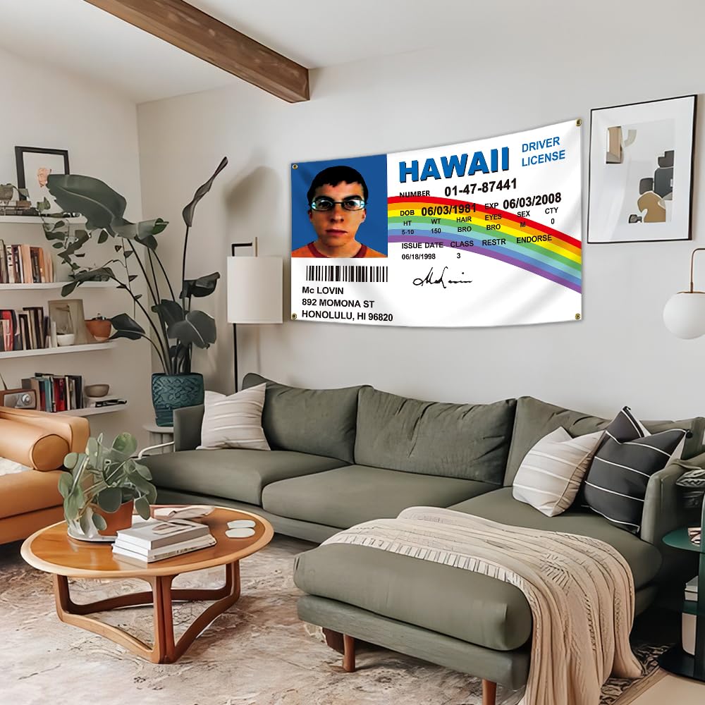 Seekamit Bigfoot UFO Flagge – Doppelseitig, 90 X 150 Cm, Aus Polyester, Lustiges Meme-Banner Für Zimmer, Garten, Man Cave