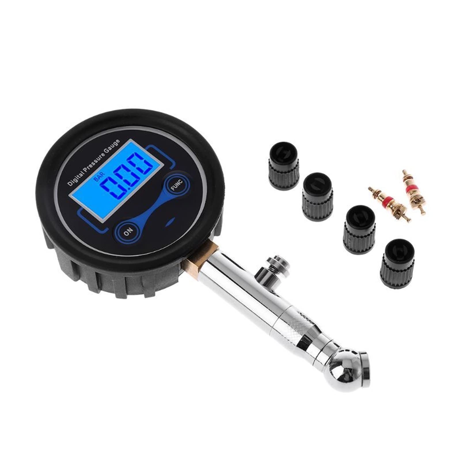 0-200PSI LCD Digitale Manometro della Pressione dei Pneumatici Pneumatici Auto di Pressione dell'Aria per Il Motociclo Auto Camion della Bicicletta Moto Veicolo Tester