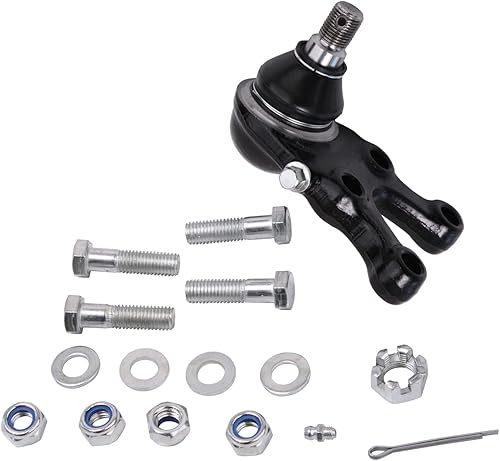 Miniatura 766 de Detroit Axle - Par de rótulas delanteras inferiores para Jeep 2014-2018 Cherokee, 2 juntas esféricas inferiores reemplazo 2015 2016 2017