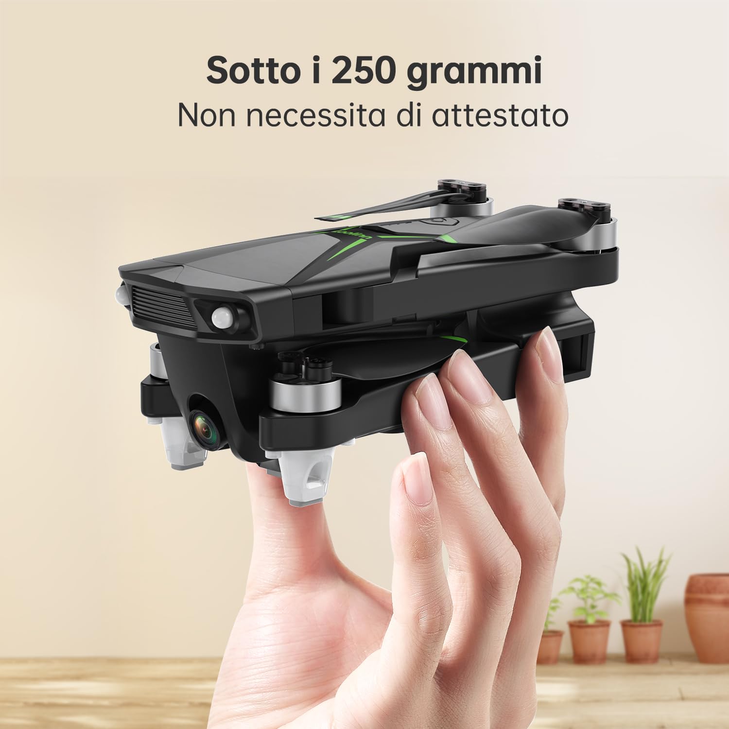Loolinn | Drone con Telecamera 4K come Regalo per Principianti, <250g, 50 Minuti di Volo, Foto in 4K,Video in 2K, Ritorno Intelligente con GPS, Certificazione Approvata C0, Regalo per Uomini