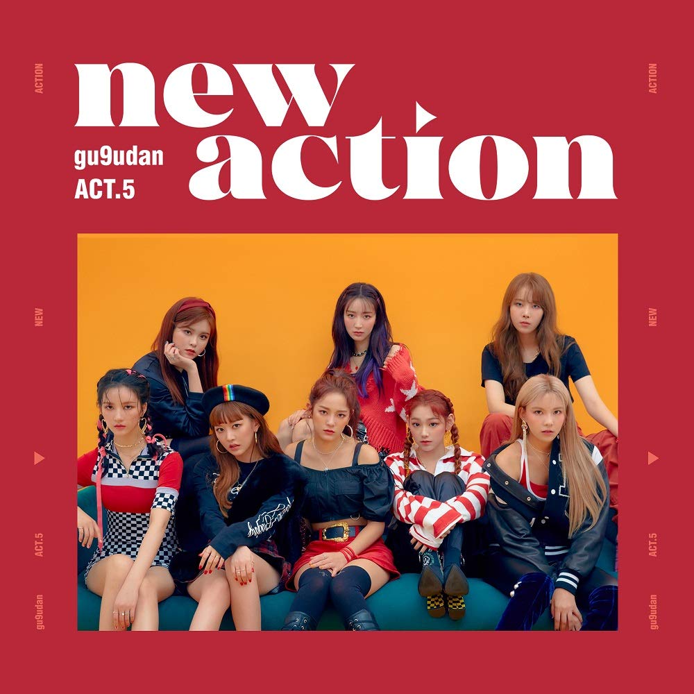 Mini album GUGUDAN Act.5 New Action CD avec posters et cartes photo K-pop originaux