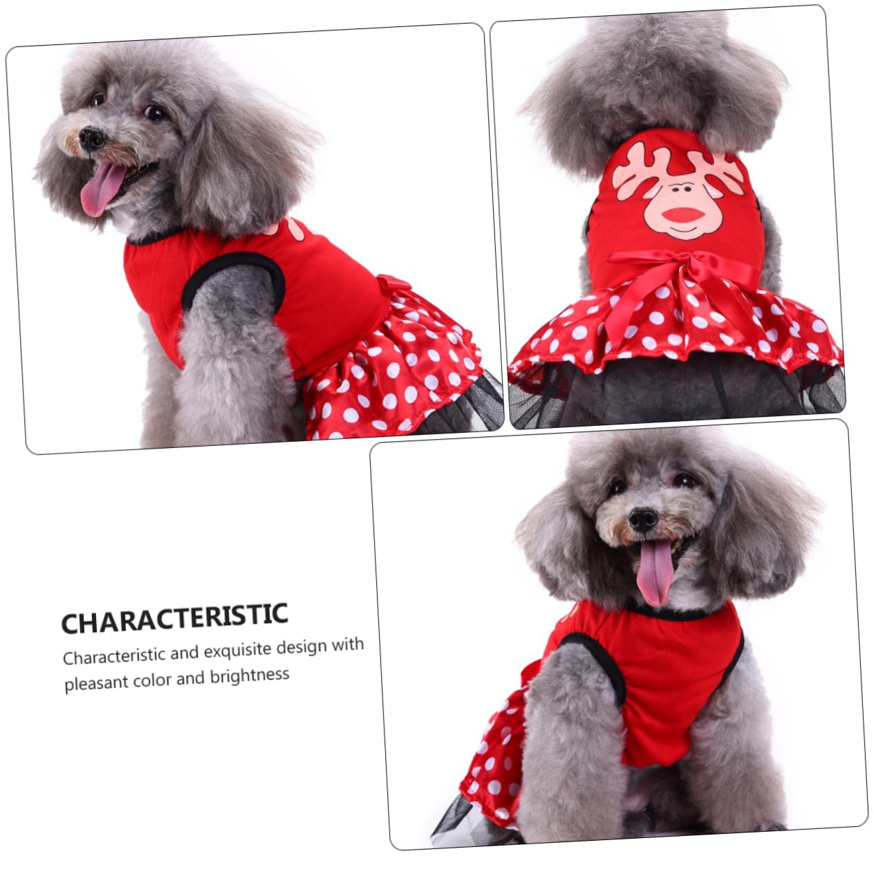 Didiseaon 3 Pz Vestito Natalizio Per Animali Domestici Felpa Con Cappuccio Cane Costume Da Gatto Felpe Per Cani Costume Da Cane Tuta Da Cucciolo Poliestere Impostare Natale