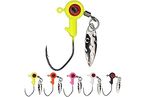 XFISHMAN Crappie Jigs Heads Kit 1/16oz