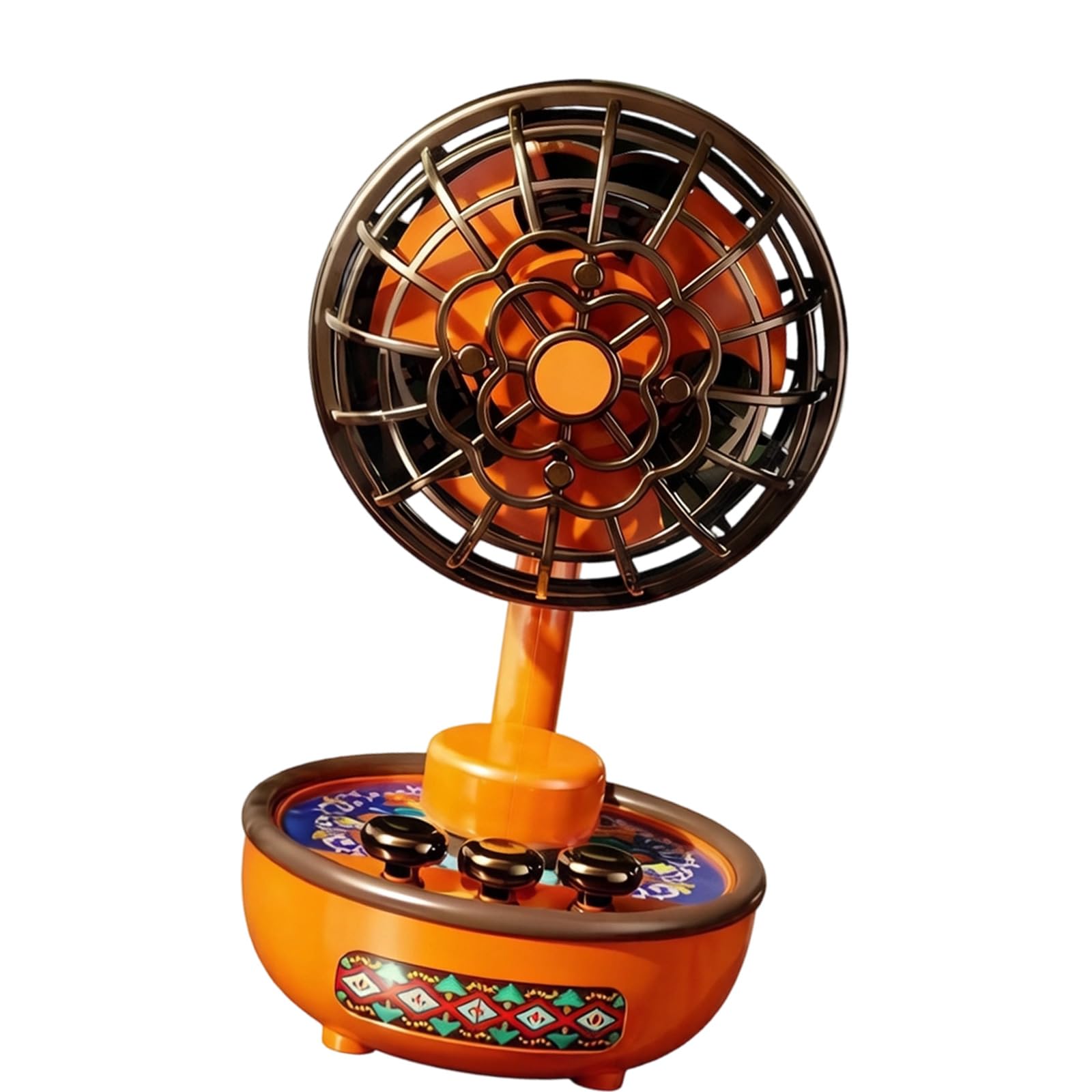 Buxuaaaa Desk Fan with Quiet Operate and 3 Wind Levels Rechargeable Air Circulators Fan for Home Offices Room Enduring Personally Small
