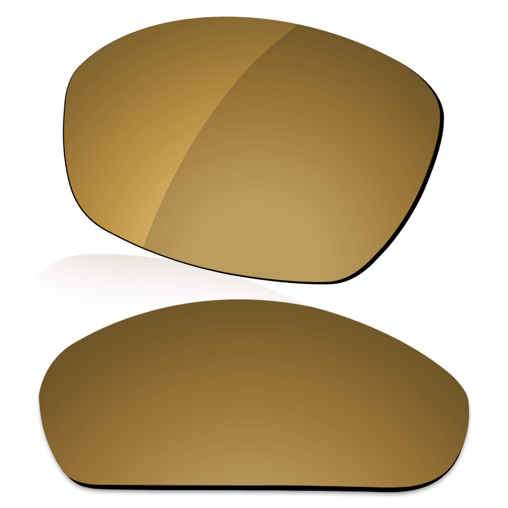 Lenzreborn Men's Umber Gold - Polarized Mirrored Polarized Lens Replacet For Oakley Juliet Sunglass