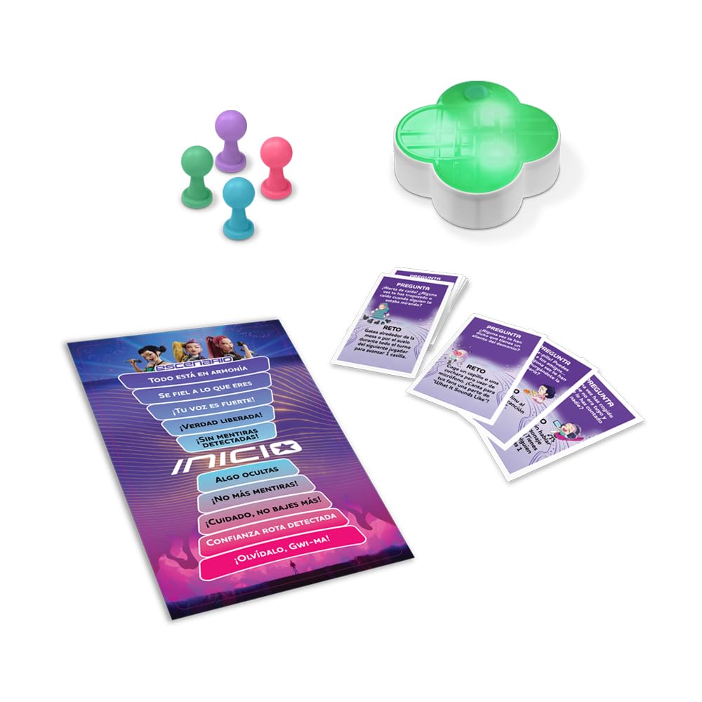 Bizak Las Guerreras KPOP Prueba o Verdad, Juego de Mesa Inspirado en el Fenómeno K-Pop Demon Hunters, Retos, Preguntas y Pruebas para Fiestas con Amigas, +8 Años (64013153)