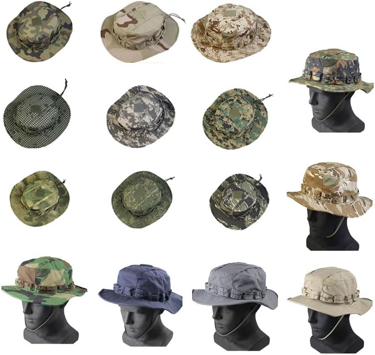 Outdoor Sports Shooting Hiking Fishing G3 Tactical Camouflage Fisherman Boonie Hat