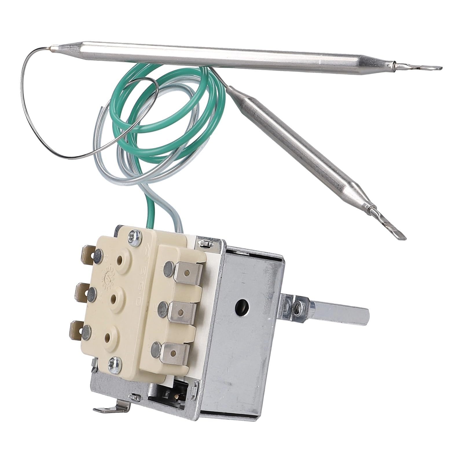 EGO 5560011030 Thermostat Temperaturbegrenzer Heißwasserthermostat 30-80°C 2 Fühlern
