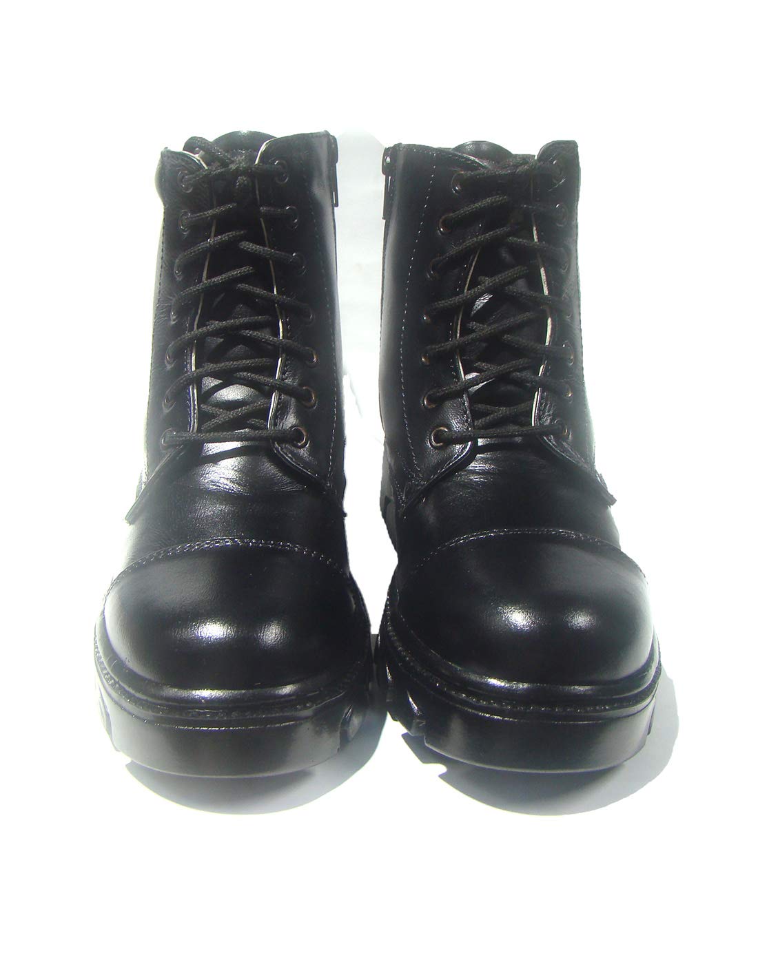Pure Leather DMS Boots with side chain for Army, Sizes 5 to 12