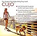 EzyDog Cujo Shock Absorbing Bungee Dog Leash - Best Dog Rope Training Lead - Reflective Trim for Nighttime Safety - Padded Pull Handle for Superior Comfort and Control (40