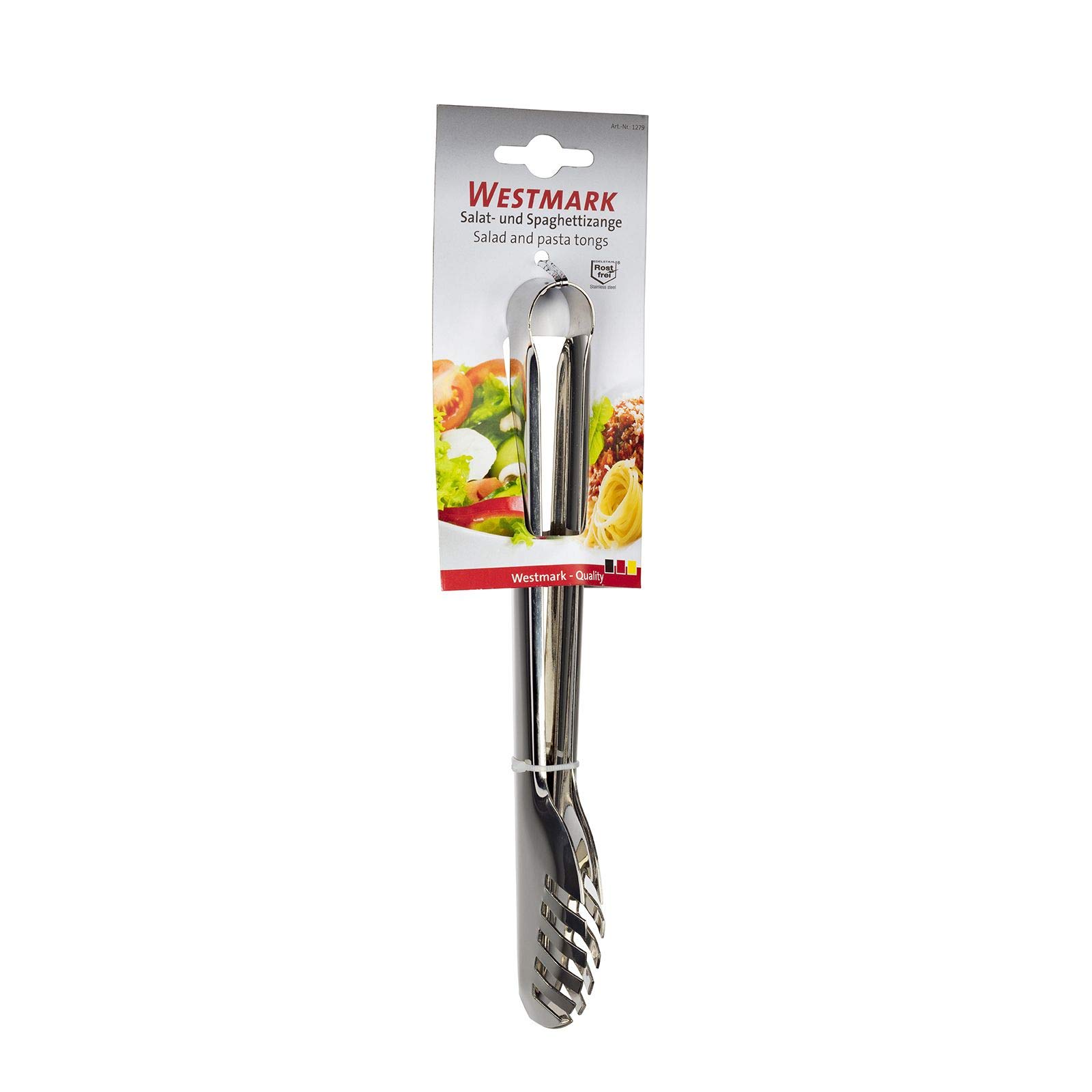 Westmark Pinzas para Espaguetis, Acero inoxidable, 23,8 cm, Plata
