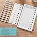 MEMORY FISH 2 Pieces Chore Chart for Multiple Kids,Portable Chore Chart Memo Plastic Board,Checklist Board Detachable Reusable Planner Board for Home Reminder Tool,Daily to Do List,4.7x7.9 Inch