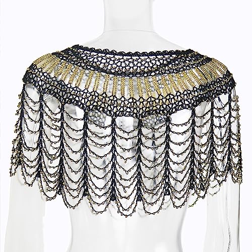 Women's 1920s Beaded Shawl Wrap Evening Cape Shawl for Evening Dresses3