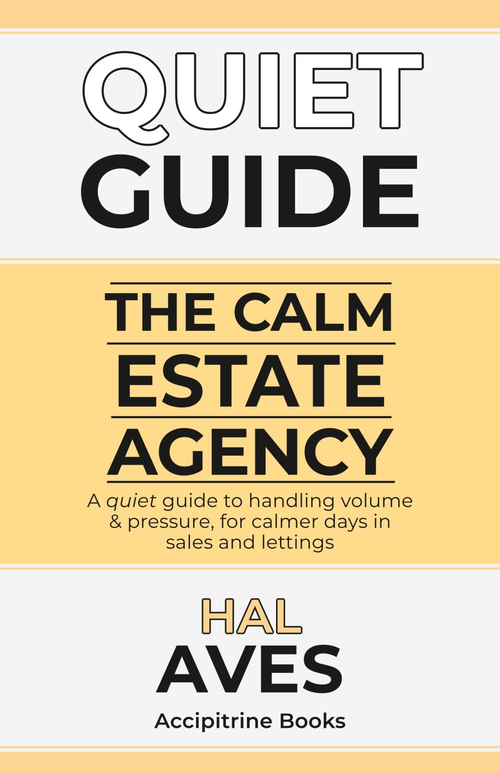 The Calm Estate Agency: A quiet guide to handling volume & pressure, for calmer days in sales and lettings (Quiet Guides for Estate Agents)