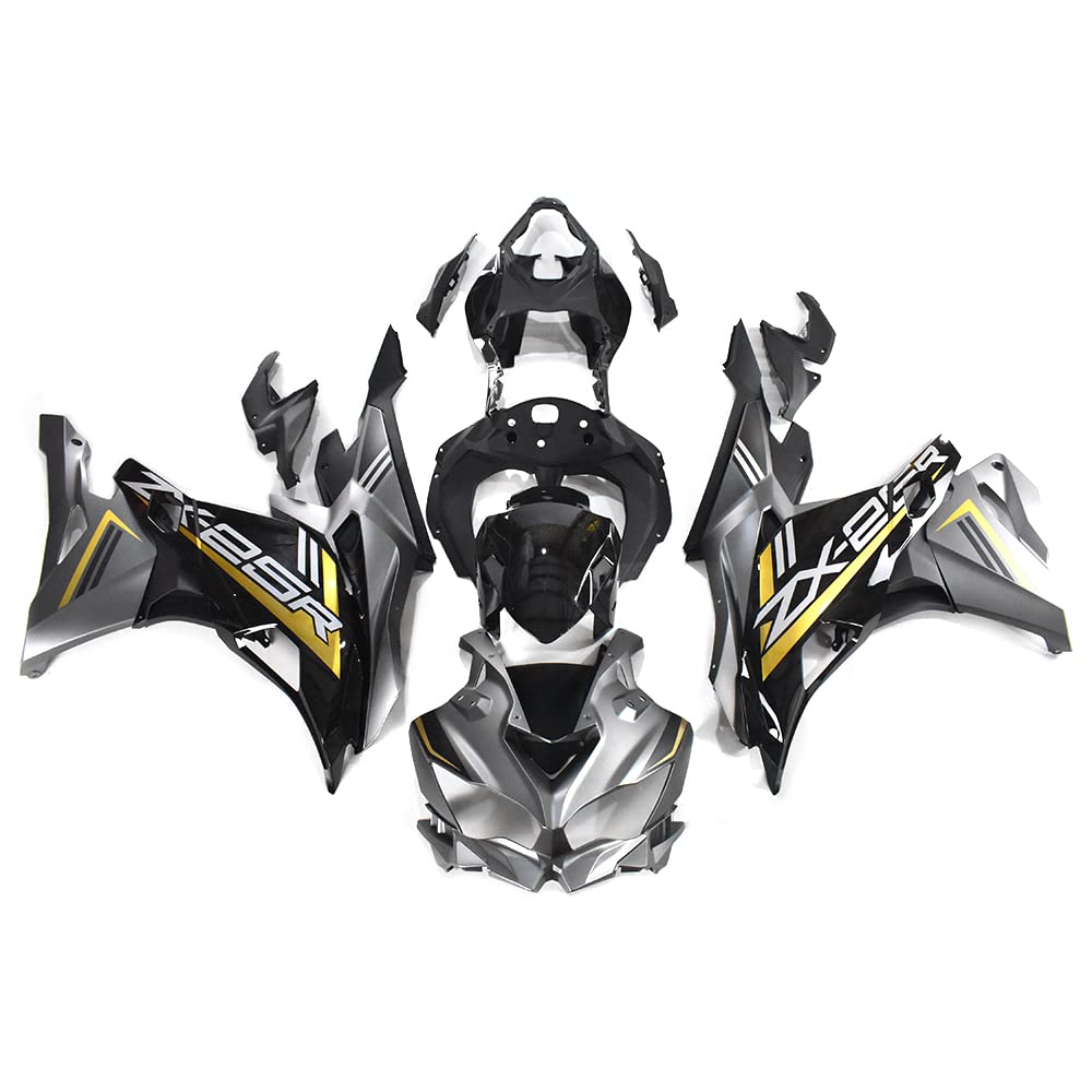 25パック Amazon.com: Injection Grey Black Fairing Kit for Kawasaki