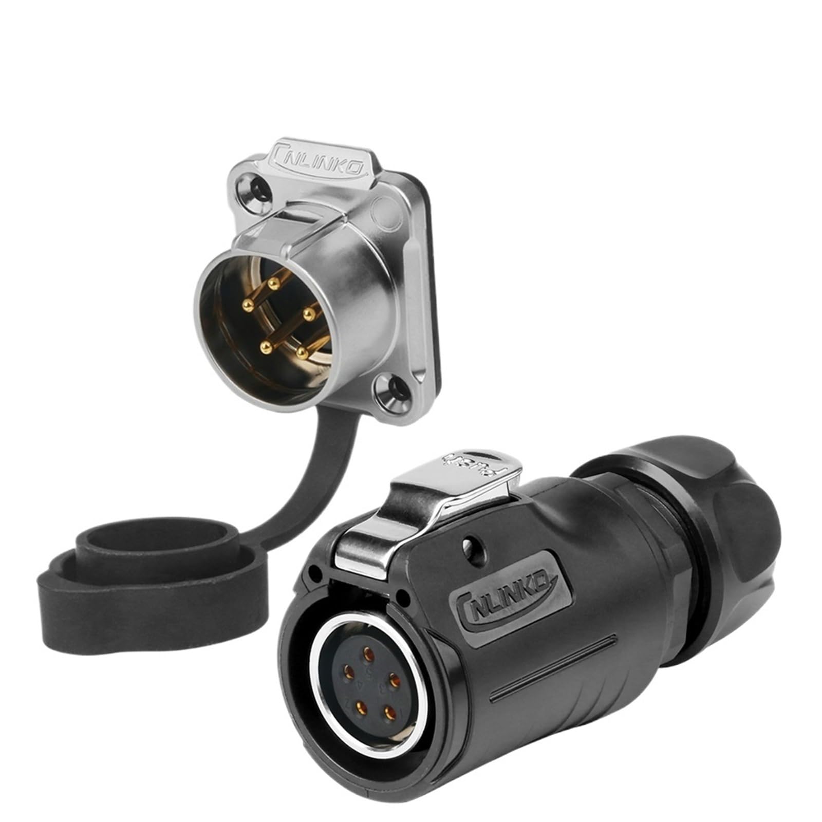 1 szt. IP68 M20 outdoorowa wodoszczelna wtyczka 5/7/9/12 pinów przewód elektryczny wtyczka kablowa bezszwowa uszczelniona gniazdo (zestaw typu F, 12P)
