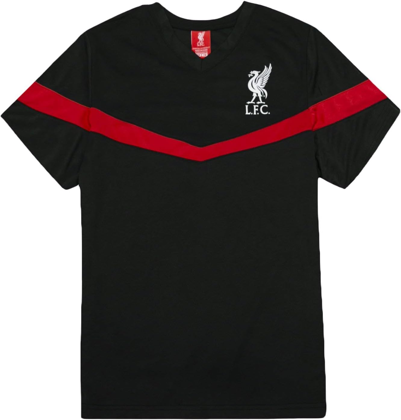 Liverpool FC T-Shirt – Official Boy’s LFC World Soccer Football - Athletic Tee Top Youth Kids Girls Black
